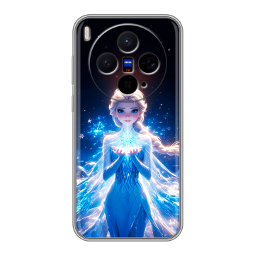 Силиконовый чехол на Vivo X300 с принтом Холодное сердце Frozen Силиконовый чехол на Vivo X300 с принтом Холодное сердце Frozen