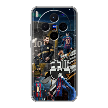 Силиконовый чехол на Vivo X300 с принтом Messi Barcelona Силиконовый чехол на Vivo X300 с принтом Messi Barcelona