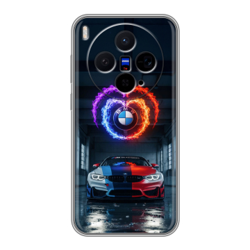 Силиконовый чехол на Vivo X300 с принтом BMW БМВ Силиконовый чехол на Vivo X300 с принтом BMW БМВ