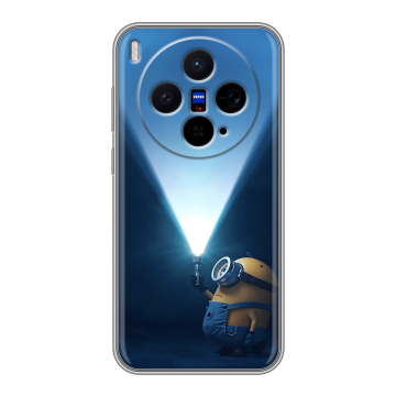 Силиконовый чехол на Vivo X300 с принтом Миньоны Силиконовый чехол на Vivo X300 с принтом Миньоны