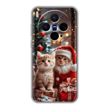 Силиконовый чехол на Vivo X300 с принтом Новый год