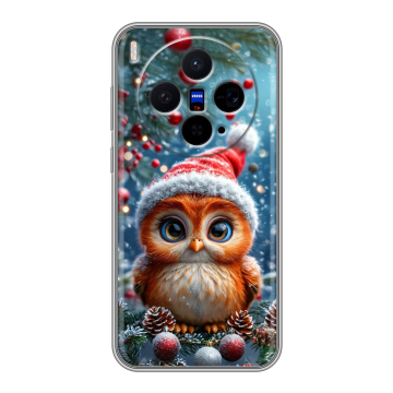 Силиконовый чехол на Vivo X300 с принтом Новый год