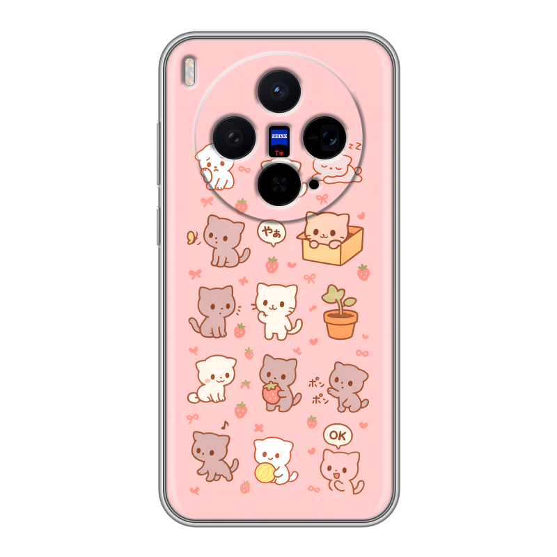 Силиконовый чехол на Vivo X300 с принтом Hello Kitty Хелоу Кити Силиконовый чехол на Vivo X300 с принтом Hello Kitty Хелоу Кити