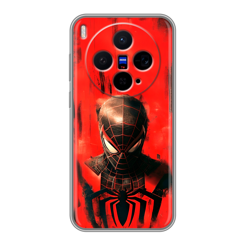 Силиконовый чехол на Vivo X300 с принтом человек паук spiderman Силиконовый чехол на Vivo X300 с принтом человек паук spiderman