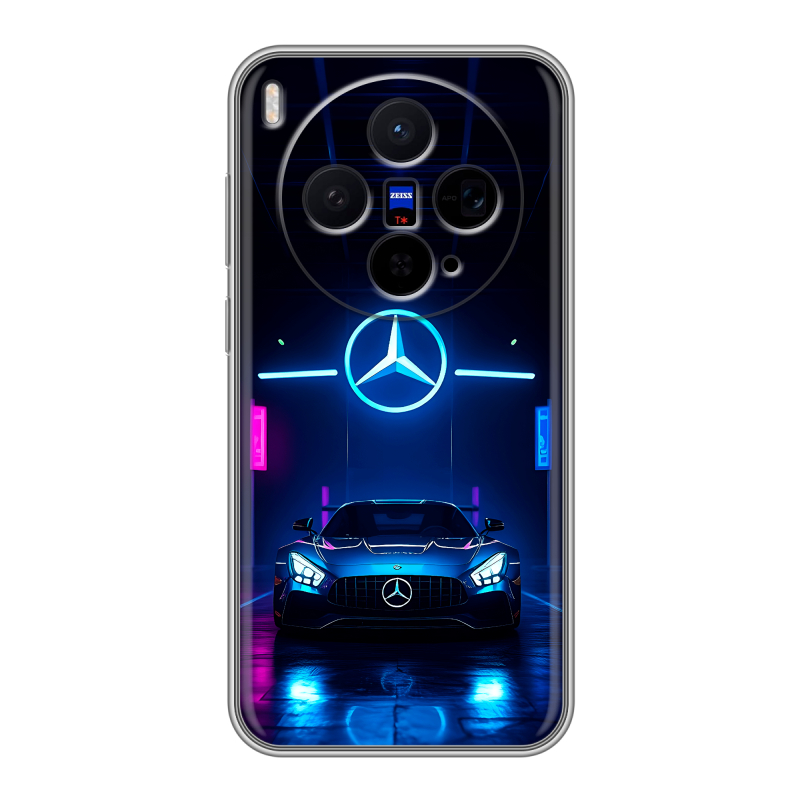 Силиконовый чехол на Vivo X300 с принтом Mercedes Мерседес Силиконовый чехол на Vivo X300 с принтом Mercedes Мерседес
