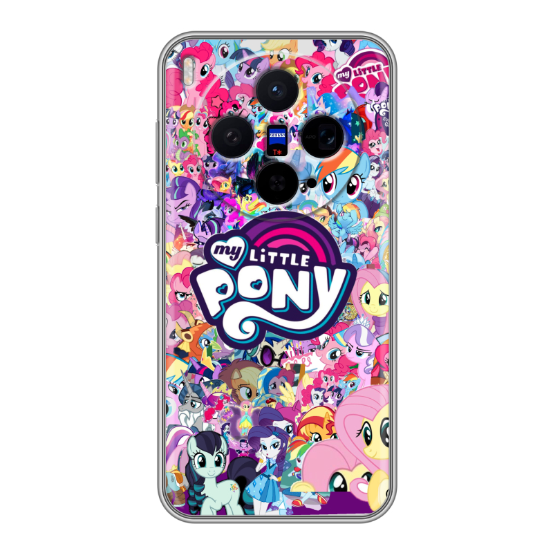 Силиконовый чехол на Vivo X300 с принтом My little pony Дружба чудо Силиконовый чехол на Vivo X300 с принтом My little pony Дружба чудо