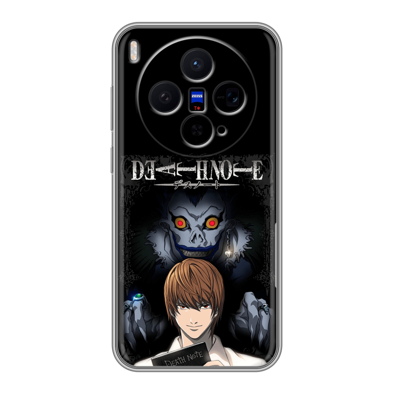 Силиконовый чехол на Vivo X300 с принтом Death note Тетрадь смерти Силиконовый чехол на Vivo X300 с принтом Death note Тетрадь смерти