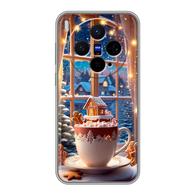 Силиконовый чехол на Vivo X300 с принтом Новый год Силиконовый чехол на Vivo X300 с принтом Новый год