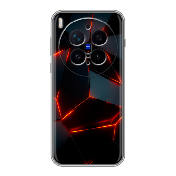 Силиконовый чехол на Vivo X300 Pro с принтом Яркие абстракции