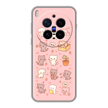 Силиконовый чехол на Vivo X300 Pro с принтом Hello Kitty Хелоу Кити