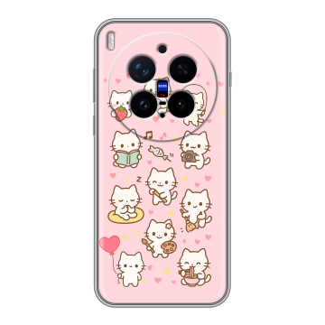 Силиконовый чехол на Vivo X300 Pro с принтом Hello Kitty Хелоу Кити