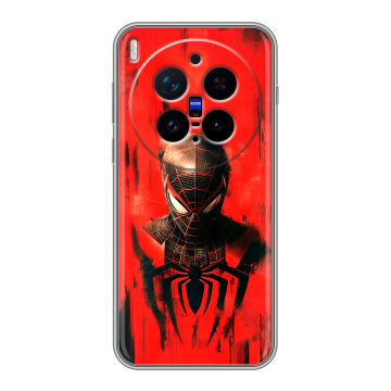 Силиконовый чехол на Vivo X300 Pro с принтом человек паук spiderman