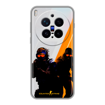 Силиконовый чехол на Vivo X300 Pro с принтом Контер страйк Counter strike