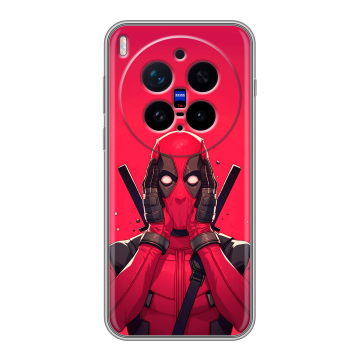 Силиконовый чехол на Vivo X300 Pro с принтом Дедпул Deadpool