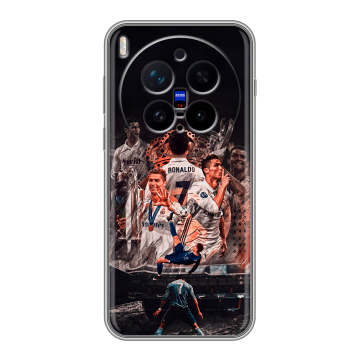 Силиконовый чехол на Vivo X300 Pro с принтом Реал Роналдо Real Ronaldo