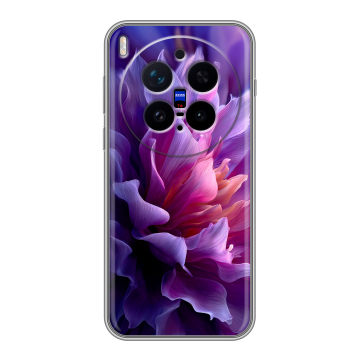 Силиконовый чехол на Vivo X300 Pro с принтом женский цветы