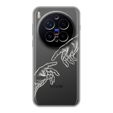 Силиконовый чехол на Vivo X300 Pro с принтом Сотворение мира