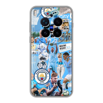 Силиконовый чехол на Vivo X300 Pro с принтом Man City Манчестер Сити