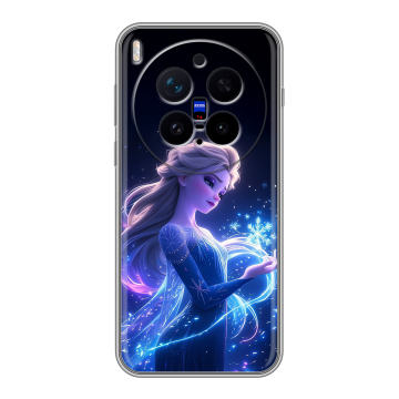 Силиконовый чехол на Vivo X300 Pro с принтом Холодное сердце Frozen