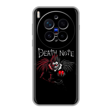 Силиконовый чехол на Vivo X300 Pro с принтом Death note Тетрадь смерти