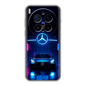 Силиконовый чехол на Vivo X300 Pro с принтом Mercedes Мерседес