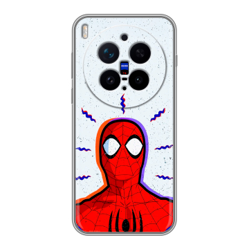 Силиконовый чехол на Vivo X300 Pro с принтом Spiderman Человек паук