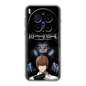 Силиконовый чехол на Vivo X300 Pro с принтом Death note Тетрадь смерти