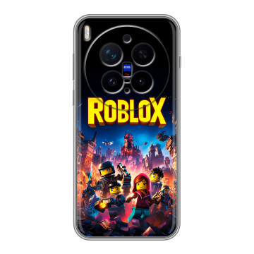 Силиконовый чехол на Vivo X300 Pro с принтом Roblox Роблокс