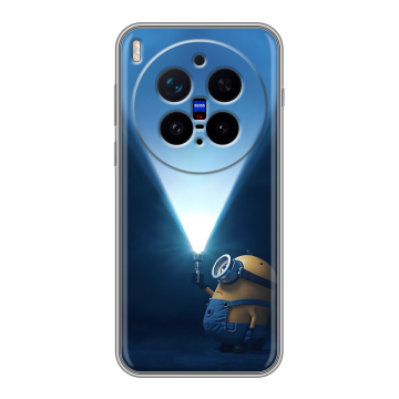 Силиконовый чехол на Vivo X300 Pro с принтом Миньоны