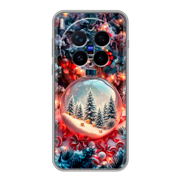 Силиконовый чехол на Vivo X300 Pro с принтом Новый год