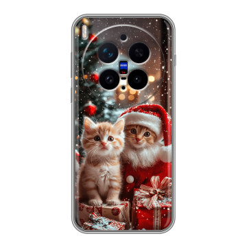 Силиконовый чехол на Vivo X300 Pro с принтом Новый год