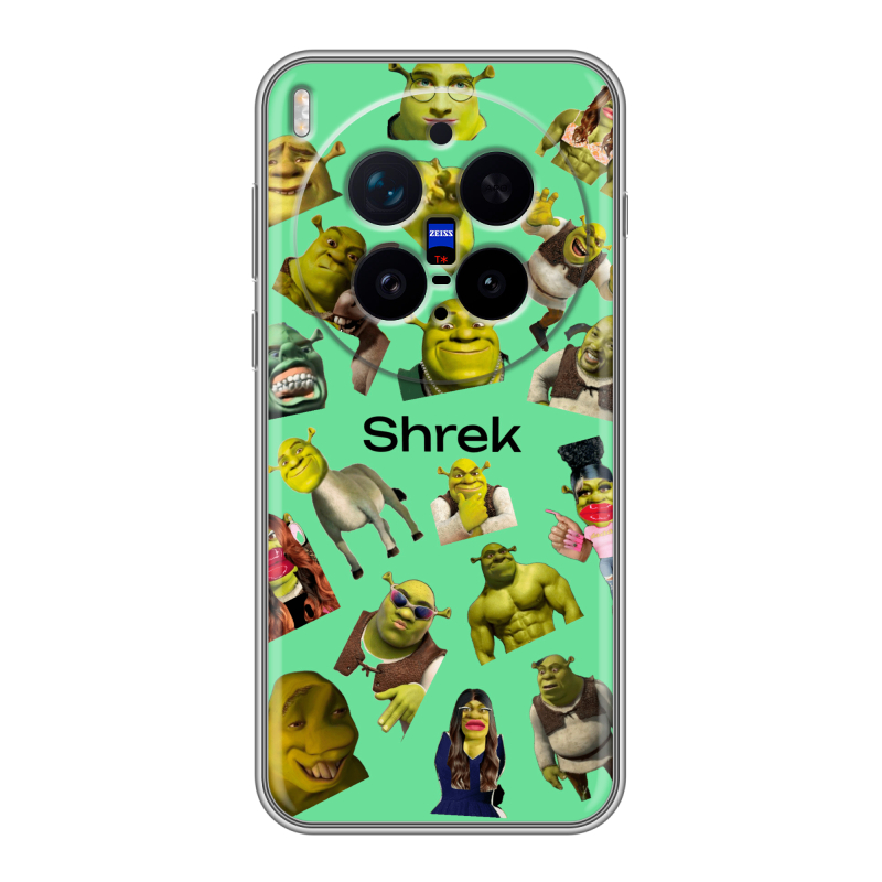 Силиконовый чехол на Vivo X300 Pro с принтом Шрек Shrek Силиконовый чехол на Vivo X300 Pro с принтом Шрек Shrek
