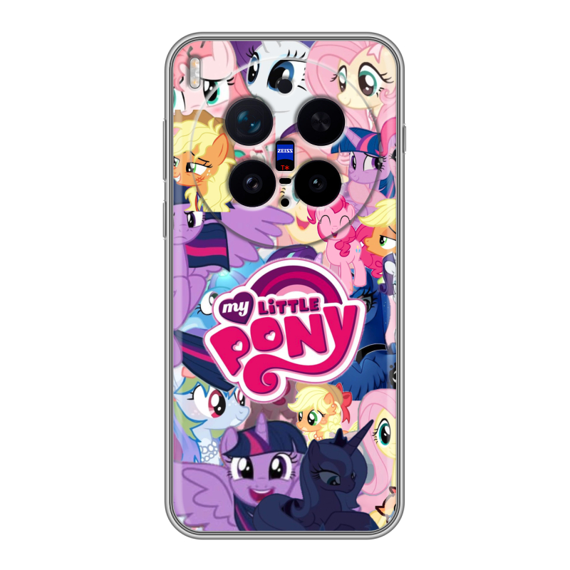Силиконовый чехол на Vivo X300 Pro с принтом My little pony Дружба чудо Силиконовый чехол на Vivo X300 Pro с принтом My little pony Дружба чудо