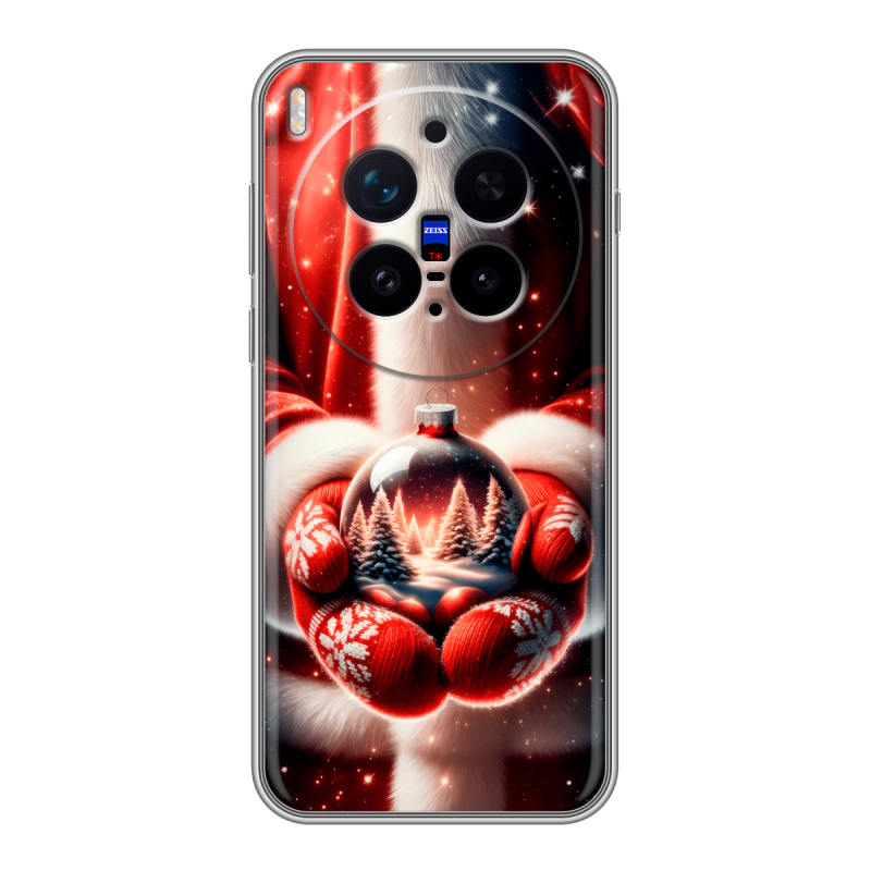 Силиконовый чехол на Vivo X300 Pro с принтом Новый год Силиконовый чехол на Vivo X300 Pro с принтом Новый год