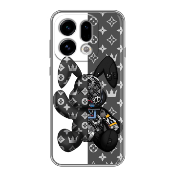 Силиконовый чехол на OPPO Find X9 с принтом Луи робот Силиконовый чехол на OPPO Find X9 с принтом Луи робот