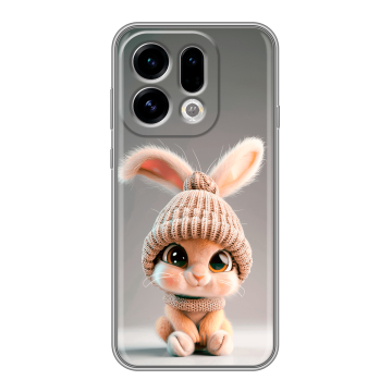 Силиконовый чехол на OPPO Find X9 с принтом Кролик