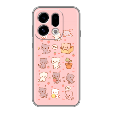 Силиконовый чехол на OPPO Find X9 с принтом Hello Kitty Хелоу Кити