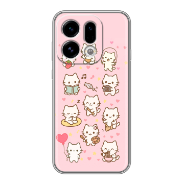 Силиконовый чехол на OPPO Find X9 с принтом Hello Kitty Хелоу Кити