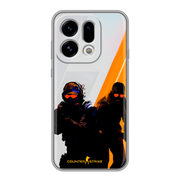 Силиконовый чехол на OPPO Find X9 с принтом Контер страйк Counter strike