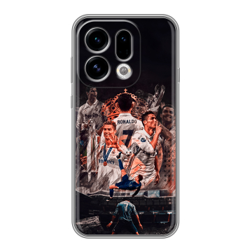 Силиконовый чехол на OPPO Find X9 с принтом Реал Роналдо Real Ronaldo Силиконовый чехол на OPPO Find X9 с принтом Реал Роналдо Real Ronaldo