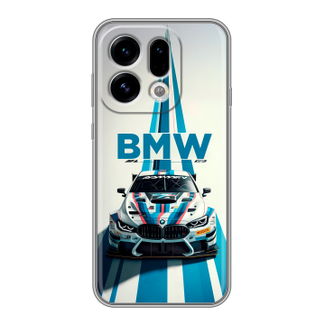 Силиконовый чехол на OPPO Find X9 с принтом БМВ BMW