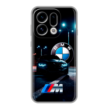 Силиконовый чехол на OPPO Find X9 с принтом БМВ BMW