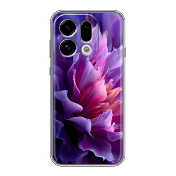 Силиконовый чехол на OPPO Find X9 с принтом женский цветы Силиконовый чехол на OPPO Find X9 с принтом женский цветы