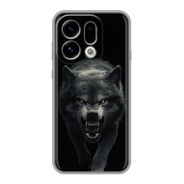 Силиконовый чехол на OPPO Find X9 с принтом Волк Силиконовый чехол на OPPO Find X9 с принтом Волк