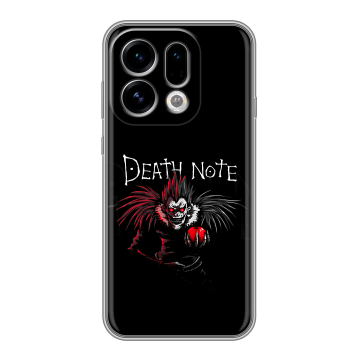 Силиконовый чехол на OPPO Find X9 с принтом Death note Тетрадь смерти