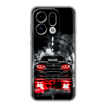 Силиконовый чехол на OPPO Find X9 с принтом BMW БМВ