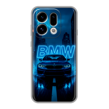 Силиконовый чехол на OPPO Find X9 с принтом BMW БМВ Силиконовый чехол на OPPO Find X9 с принтом BMW БМВ