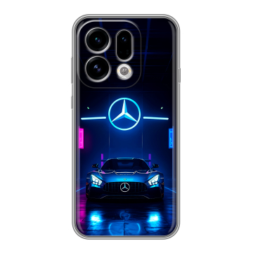 Силиконовый чехол на OPPO Find X9 с принтом Mercedes Мерседес Силиконовый чехол на OPPO Find X9 с принтом Mercedes Мерседес