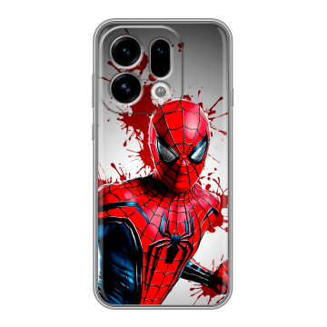 Силиконовый чехол на OPPO Find X9 с принтом Spiderman Человек паук
