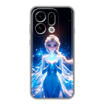 Силиконовый чехол на OPPO Find X9 с принтом Холодное сердце Frozen Силиконовый чехол на OPPO Find X9 с принтом Холодное сердце Frozen